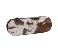 MIJKO Estampado de Piel de Vaca, Estuche para lápices Estuche para lápices de Cuero de PU Estuche para lápices de Gran Capacidad Estuche para lápices Bolsa de cosméticos