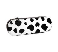 MIJKO Estampado Lindo de Vaca, Estuche para lápices Estuche para lápices de Cuero de PU Estuche para lápices de Gran Capacidad Estuche para lápices Bolsa de cosméticos
