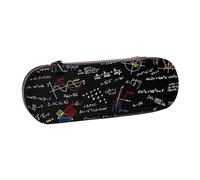 MIJKO Fórmulas matemáticas de Ecuaciones matemáticas, Estuche para lápices Estuche para lápices de Cuero de PU Estuche para lápices de Gran Capacidad Estuche para lápices Bolsa de cosméticos
