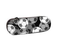 MIJKO Juego de Equipo Deportivo Fútbol, Estuche para lápices Estuche para lápices de Cuero de PU Estuche para lápices de Gran Capacidad Estuche para lápices Bolsa de cosméticos