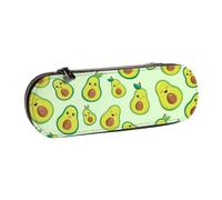 MIJKO Lindo Aguacate Impreso., Estuche para lápices Estuche para lápices de Cuero de PU Estuche para lápices de Gran Capacidad Estuche para lápices Bolsa de cosméticos