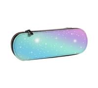 MIJKO Pastel Arcoiris, Estuche para lápices Estuche para lápices de Cuero de PU Estuche para lápices de Gran Capacidad Estuche para lápices Bolsa de cosméticos