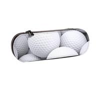 MIJKO Patrón de Pelotas de Golf 3D, Estuche para lápices Estuche para lápices de Cuero de PU Estuche para lápices de Gran Capacidad Estuche para lápices Bolsa de cosméticos