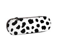 MIJKO Patrón de Perro dálmata, Estuche para lápices Estuche para lápices de Cuero de PU Estuche para lápices de Gran Capacidad Estuche para lápices Bolsa de cosméticos