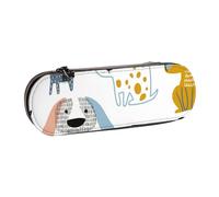 MIJKO Perros Lindos, Estuche para lápices Estuche para lápices de Cuero de PU Estuche para lápices de Gran Capacidad Estuche para lápices Bolsa de cosméticos