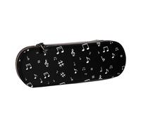 MIJKO Piano de Notas Musicales, Estuche para lápices Estuche para lápices de Cuero de PU Estuche para lápices de Gran Capacidad Estuche para lápices Bolsa de cosméticos