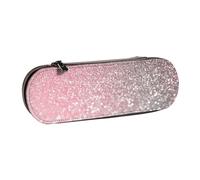 MIJKO Rosa Oro Rosa Brillo, Estuche para lápices Estuche para lápices de Cuero de PU Estuche para lápices de Gran Capacidad Estuche para lápices Bolsa de cosméticos