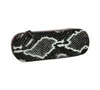 MIJKO Textura de Piel de Serpiente, Estuche para lápices Estuche para lápices de Cuero de PU Estuche para lápices de Gran Capacidad Estuche para lápices Bolsa de cosméticos