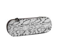 MIJKO Textura de Piel de Serpiente, Estuche para lápices Estuche para lápices de Cuero de PU Estuche para lápices de Gran Capacidad Estuche para lápices Bolsa de cosméticos