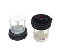 MiJob 1 Uds., Compatible con Piezas de Lavadora de Tambor Haier, XQG70-HB1486, Filtro de Bomba de Drenaje, tapón de Puerto de Aguas residuales