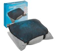 MIJOMA - Alfombrilla de refrigeración multiusos con tecnología de gel refrescante, ideal para noches calurosas, en la oficina o en el coche, flexible con goma elástica, para personas y mascotas, 35,5