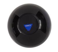 MIJOMA Bola de decisión con bola de adivinación de oráculo, diámetro de 10 cm (juego de bebidas, bola negra)