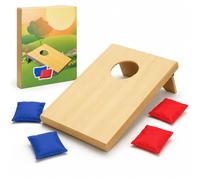 MIJOMA Cornhole - Juego de 5 piezas para lanzar madera