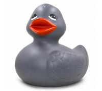 MIJOMA Figura decorativa de pato XXL, 28 cm, color gris
