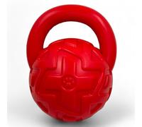 MIJOMA Juguete flotante para perros, resistente y fácil de cuidar, ideal para jugar en el agua y en tierra. Favorece el juego interactivo. (Rojo)