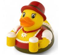 MIJOMA Pato de baño con chirrido | Lindos patos flotantes para niños y adultos | Patos de baño duraderos para jugar, coleccionar y decorar (Resi)