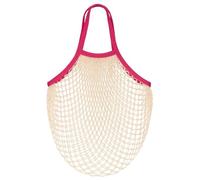 MIJOMA Red de la compra 40 x 60 cm, 100% algodón, bolsa de transporte reutilizable, bolsa de malla para frutas y verduras, bolsa de compras sostenible, capacidad de carga de hasta 15 kg, para playa y