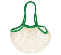 MIJOMA Red de la compra 40 x 60 cm, 100% algodón, bolsa de transporte reutilizable, bolsa de malla para frutas y verduras, bolsa de compras sostenible, capacidad de carga de hasta 15 kg, para playa y