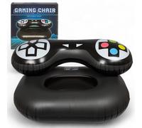MIJOMA Sillón inflable para videojuegos, cómodo asiento para videojuegos, 115 x 70 x 55 cm, diseño retro, accesorio perfecto para gamer