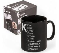 MIJOMA Taza de café XL FXXX de loza - Taza grande 13 x 11 cm - 800 ml - Taza de café para oficina y hogar