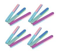 MiJunHD 12 unidades por paquete de limas de uñas de 7 lados, pulidor de esmeril, herramienta de manicura y pedicura para recortar uñas, pulido y brillo