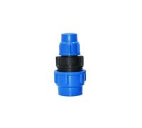 MiJunHD Conector recto reductor de tubería de polietileno, conexión de acoplador reductor de 40 mm a 25 mm, accesorios rápidos de plástico para riego de jardín y agricultura (1 pieza)