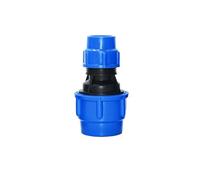 MiJunHD Conector recto reductor de tubería de polietileno, conexión de acoplador reductor de 50 mm a 32 mm, accesorios rápidos de plástico para riego de jardín y agricultura (1 pieza)