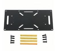 MiJunHD R3 Balance - Marco de chasis de coche, soporte de montaje de placa base de plástico para control remoto autoequilibrado de dos ruedas, 2 wd, kits de robot, 1 unidad, color negro