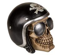 MIK funshopping Hucha con diseño de calavera, color negro