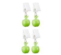 MIK funshopping Juego de 4 pesos para mantel con fuerza de sujeción, ideal para la mesa (manzana)