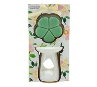 MIK Funshopping Set de regalo de 2 piezas de cera y difusor de aroma | 1 x lámpara de cerámica de 9,5 x 8 cm, 1 x aroma de 26 g | lámpara de aceite aromático para el arranque de aceite (jazmín).