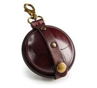 Mika Bolso colgante cuero pequeño 7 cm marrón
