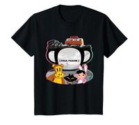 Mika Cat con Bunny Girl y Worry Bear en una Aventura para niños Camiseta