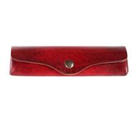 Mika Funda de gafas de cuero 15 cm rojo