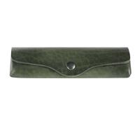 Mika Funda de gafas de cuero 15 cm verde