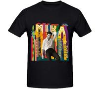 Mika No Place In Heaven Men Graphic tee Shirts Black L