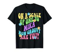 Mika Personalized Retro Girls Custom Mika Name Camiseta