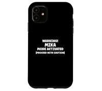 Mika Personalized Women's Gift Custom Mika Carcasa para iPhone 11
