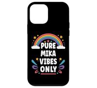 MIKA Vibes Only Cute Retro Girls MIKA Name Carcasa para iPhone 12 mini