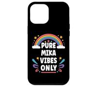 MIKA Vibes Only Cute Retro Girls MIKA Name Carcasa para iPhone 12 Pro Max