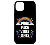 MIKA Vibes Only Cute Retro Girls MIKA Name Carcasa para iPhone 14 Plus