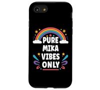 MIKA Vibes Only Cute Retro Girls MIKA Name Carcasa para iPhone SE (2020) / 7 / 8