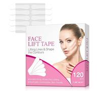 Mikabila (03) Face Lift Tape,Lifting Facial Parche,120Pcs Cinta de Lifting Facial Lift Adhesivo Facial Parches de Levantamiento de Arrugas Instantáneo Etiqueta Engomada,Lifting Facial Parche