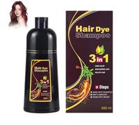 Mikabila 06 Tinte en crema color rojo vino oscuro,Tinte de cabello en crema,Se puede utilizar como tinte temporal,Calidad de Salón Duradera,apto para todo tipo de cabello, 500ml