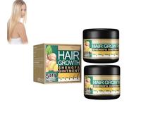 Mikabila 2pcs Crema para el Crecimiento del Cabello Germinal Jengibre, Crema Natural Anticaida y Crescere Pelo