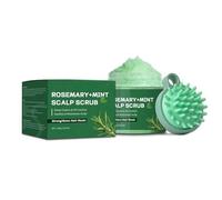 Mikabila Hair Shampoo 01Exfoliante para el cuero cabelludo, Exfoliante de Cuero Cabelludo con Romero y Menta,2 en 1 con aceite de menta,Tratamiento Capilar Nutritivo, Desintoxicante, Cuidado Capilar