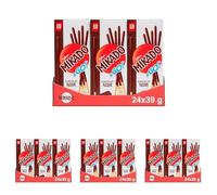 Mikado Lu Palitos De Galleta Cubiertos De Chocolate Negro, 936 g (Paquete de 4)