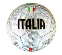 Mikado Sport Balón de Fútbol Balón de Fútbol para Partidos o Entrenamientos Modelo Italia (Gris, 2 - Pequeño)