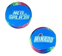Mikado Sport Bola de Agua rebotante - Waboba Bouncing Ball - Pelota de Mar- Juegos de Playa Mar y Piscina - Juegos para Niños y Adultos (Azul)