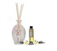 Mikado Vainilla 150 ml mas botellon con frases bonitas (amor del bueno-vainilla)